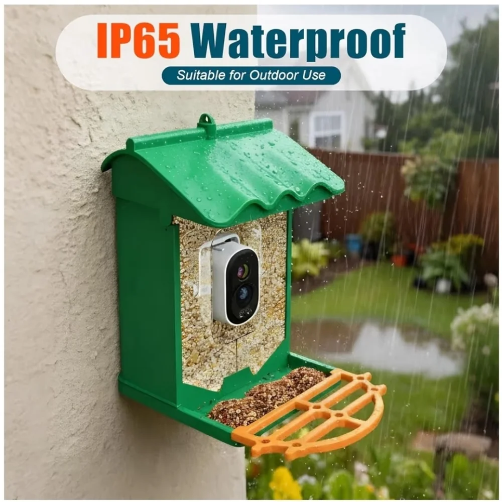 Solar Powered Smart Bird Feeder With Camera